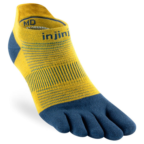 Injinji Run Lightweight No-Show Jaune Royal