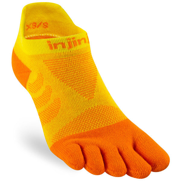 Injinji Women Ultra Run No-Show Sunflower