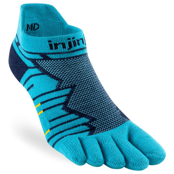 Injinji ULtra Run No-Show Pacific Blue