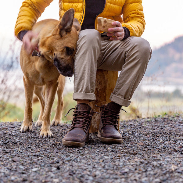 Lems Boulder Boot Summit - Barfussschuhe  Braun