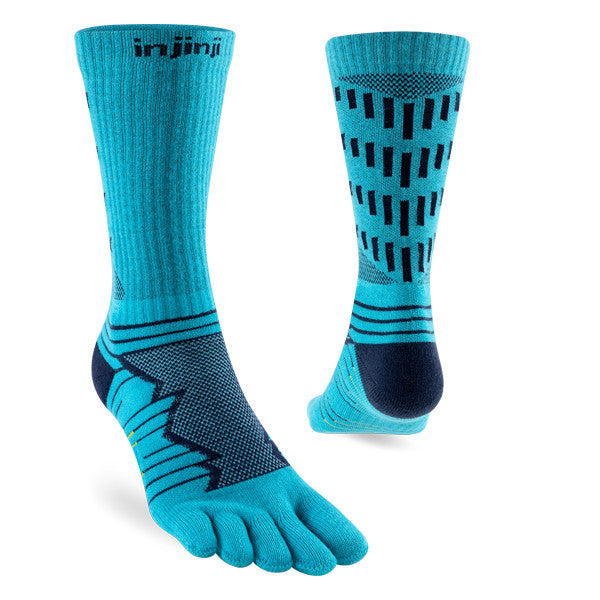 Injinji ULtra Run Crew Pacific Blue
