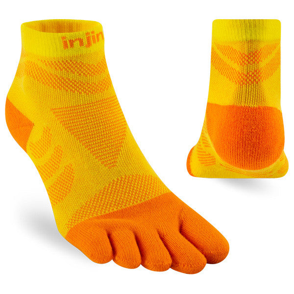 Débardeur Injinji Run Ultra Mini pour femme, jaune/orange