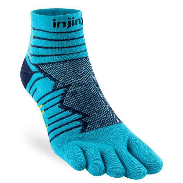 Injinji Ultra Run Mini-Crew Pacific Blue