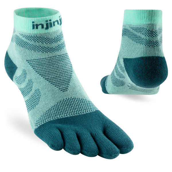 Injinji Women Ultra Run Mini-Crew Glacier