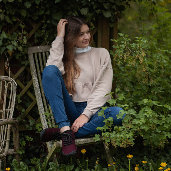 Ballop  Barfussschuhe Corso Bordeau