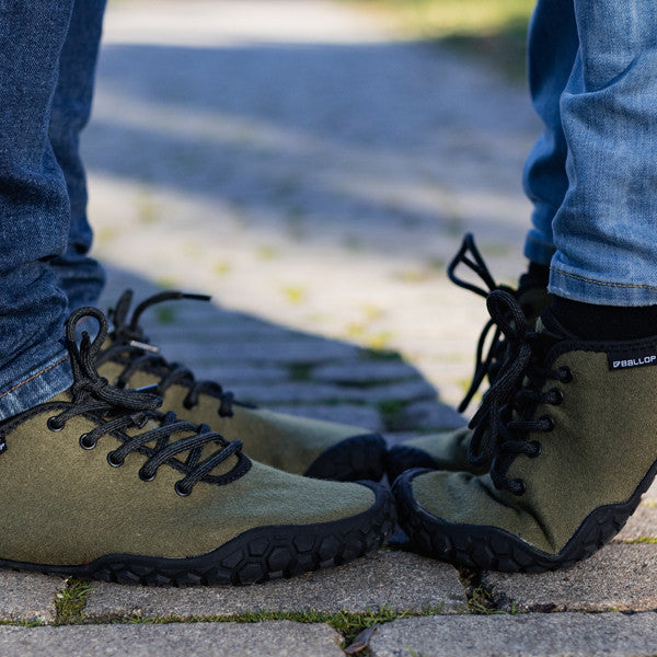 Ballop Barefoot Shoes Corso Olive