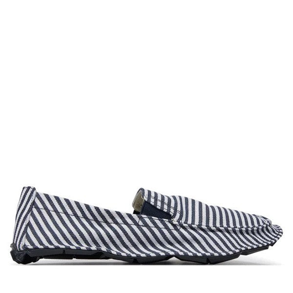 One Quarter Canvas Stripe Blau/Weiss