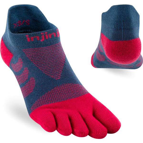 Injinji Damen Ultra Run No-Show Berry