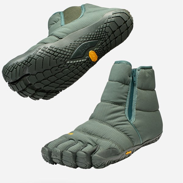 Vibram Fivefingers V-Lynx - Barfussschuhe Silber Grün (Winterschuhe)