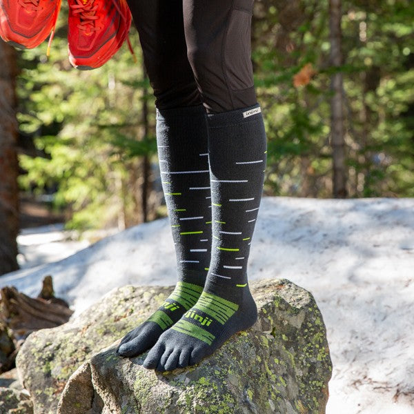 Injinji Snow Over the Calf -Zehensocken