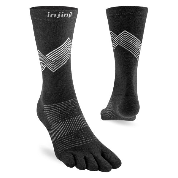 Injinji Run Crew Zehensocken Black