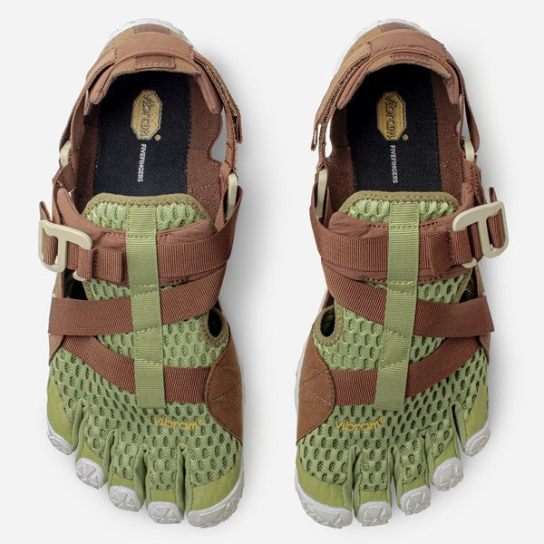 Vibram FiveFingers Breezandal - Chaussures pieds nus Vert olive/Marron