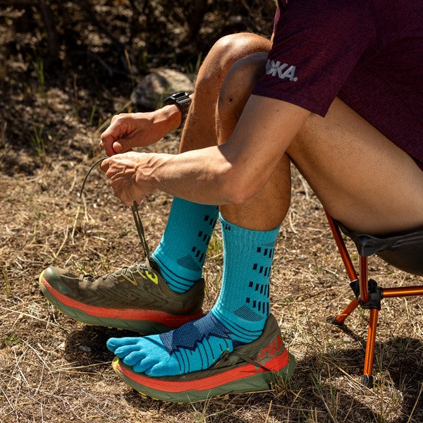 Injinji ULtra Run Crew Pacific Blue