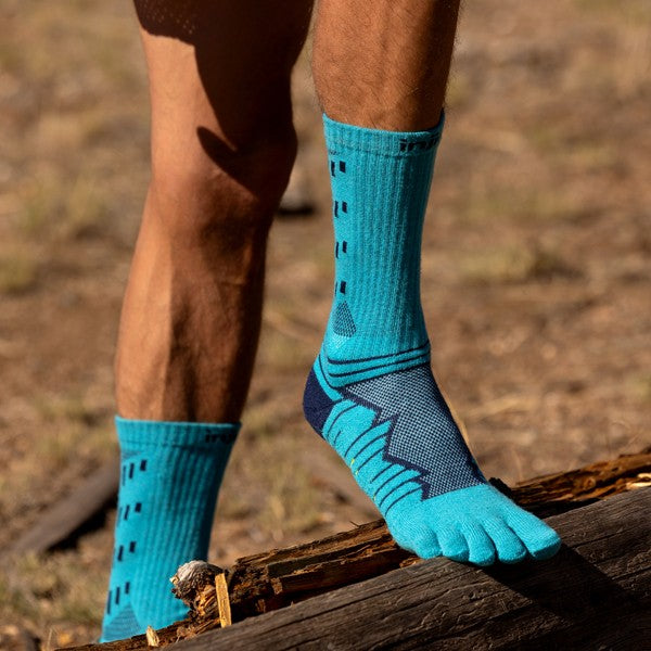 Injinji ULtra Run Crew Pacific Blue
