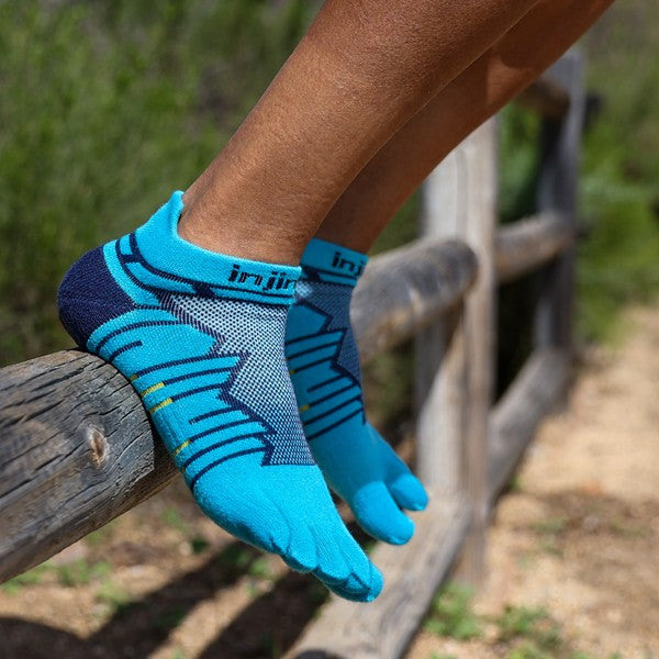 Injinji ULtra Run No-Show Pacific Blue