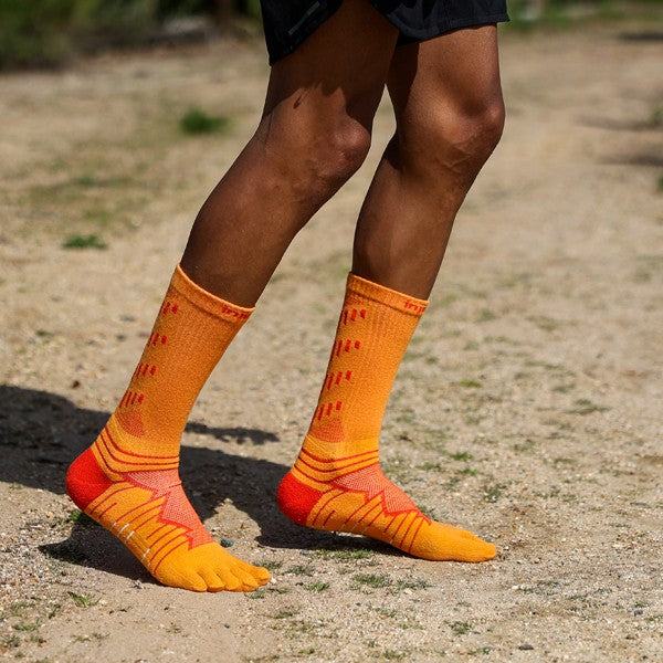 Injinji Ultra Run Crew Desert Orange