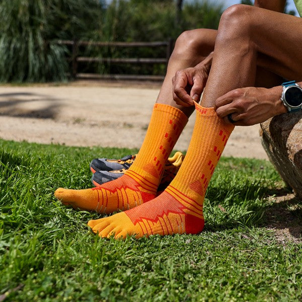 Injinji Ultra Run Crew Desert Orange