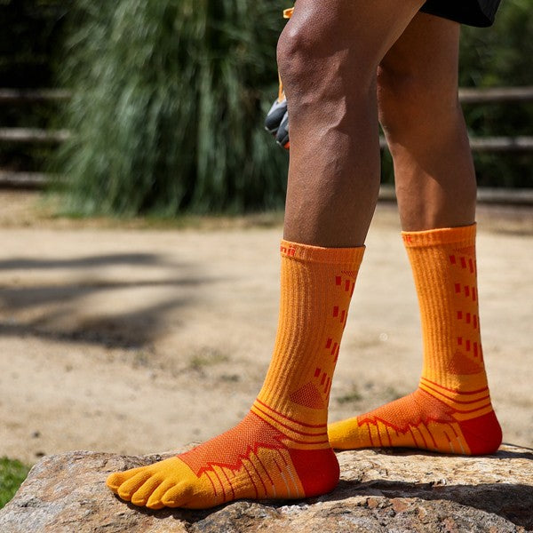 Injinji Ultra Run Crew Desert Orange