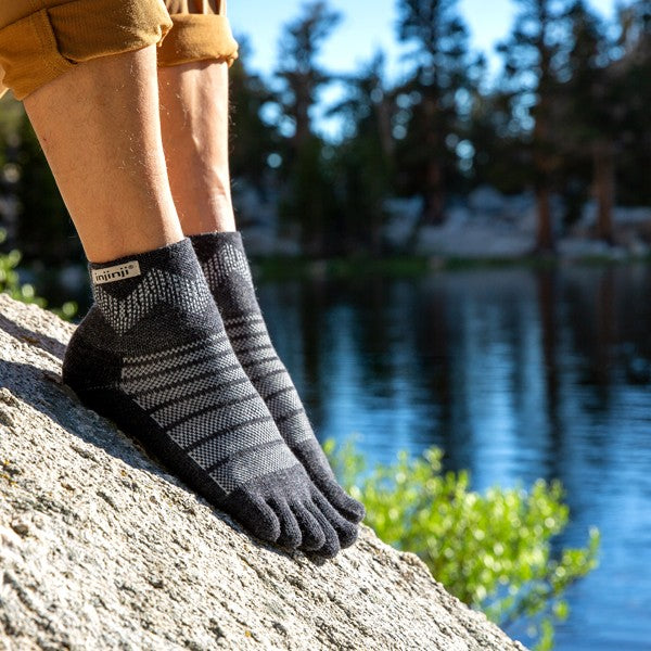 Injinji   Outdoor MDW Mini-Crew - Zehensocken Anthrazit