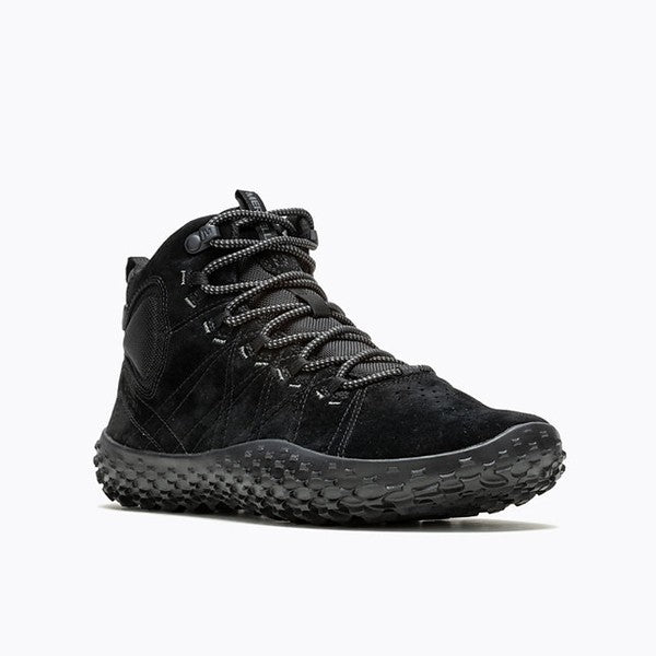 Merrell Wrapt Mid WP - Barfussschuhe Damen Schwarz