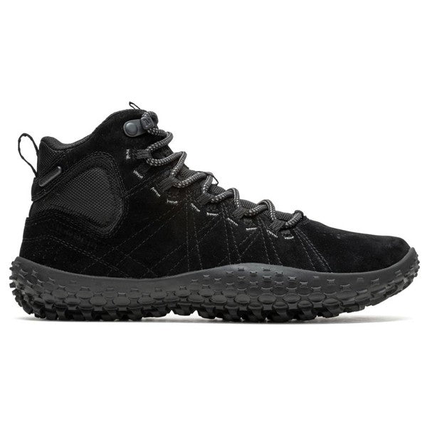 Merrell Wrapt Mid WP - Barfussschuhe Damen Schwarz