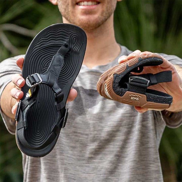 Lems Switchback - Barfussschuhe Schwarz