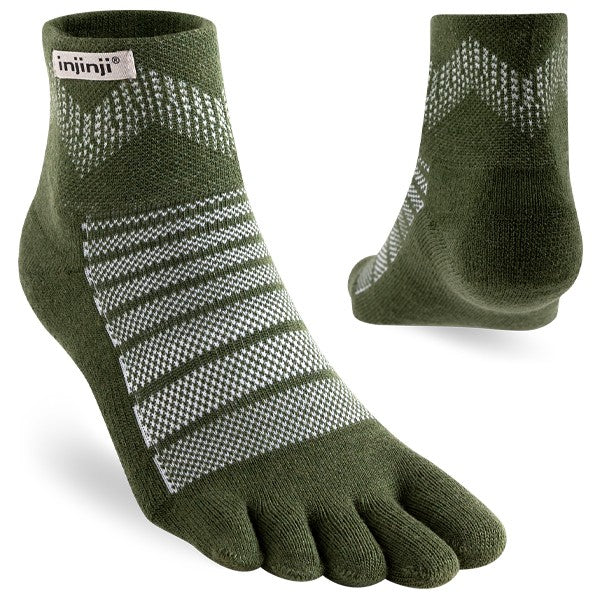 Injinji Outdoor MDW Mini-Crew - Wandersocken Forest