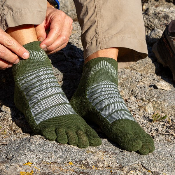 Injinji Outdoor MDW Mini-Crew - Wandersocken Forest