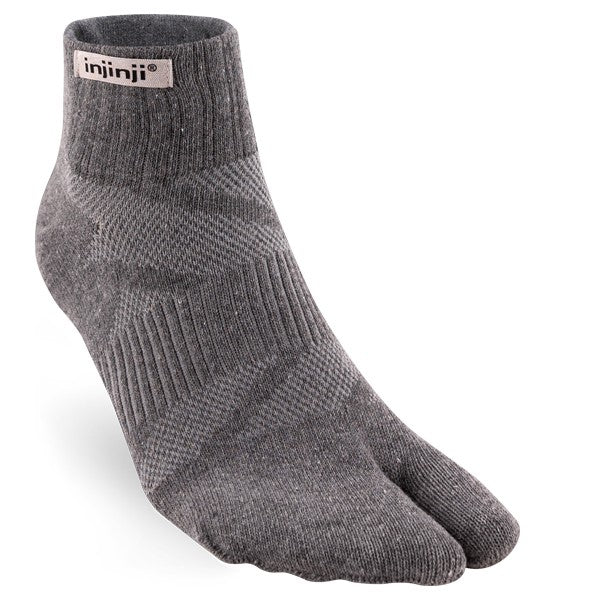 Injinji Split Toe Mini-Crew ASH