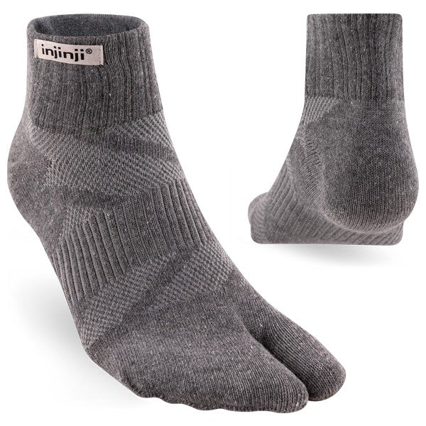 Injinji Split Toe Mini-Crew ASH