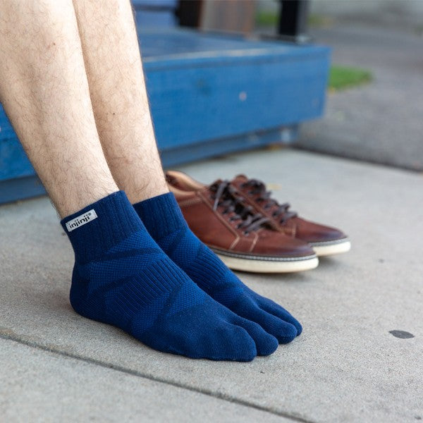 Injinji Split Toe Mini-Crew Marino