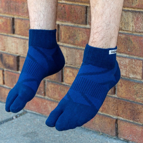 Injinji Split Toe Mini-Crew Marino