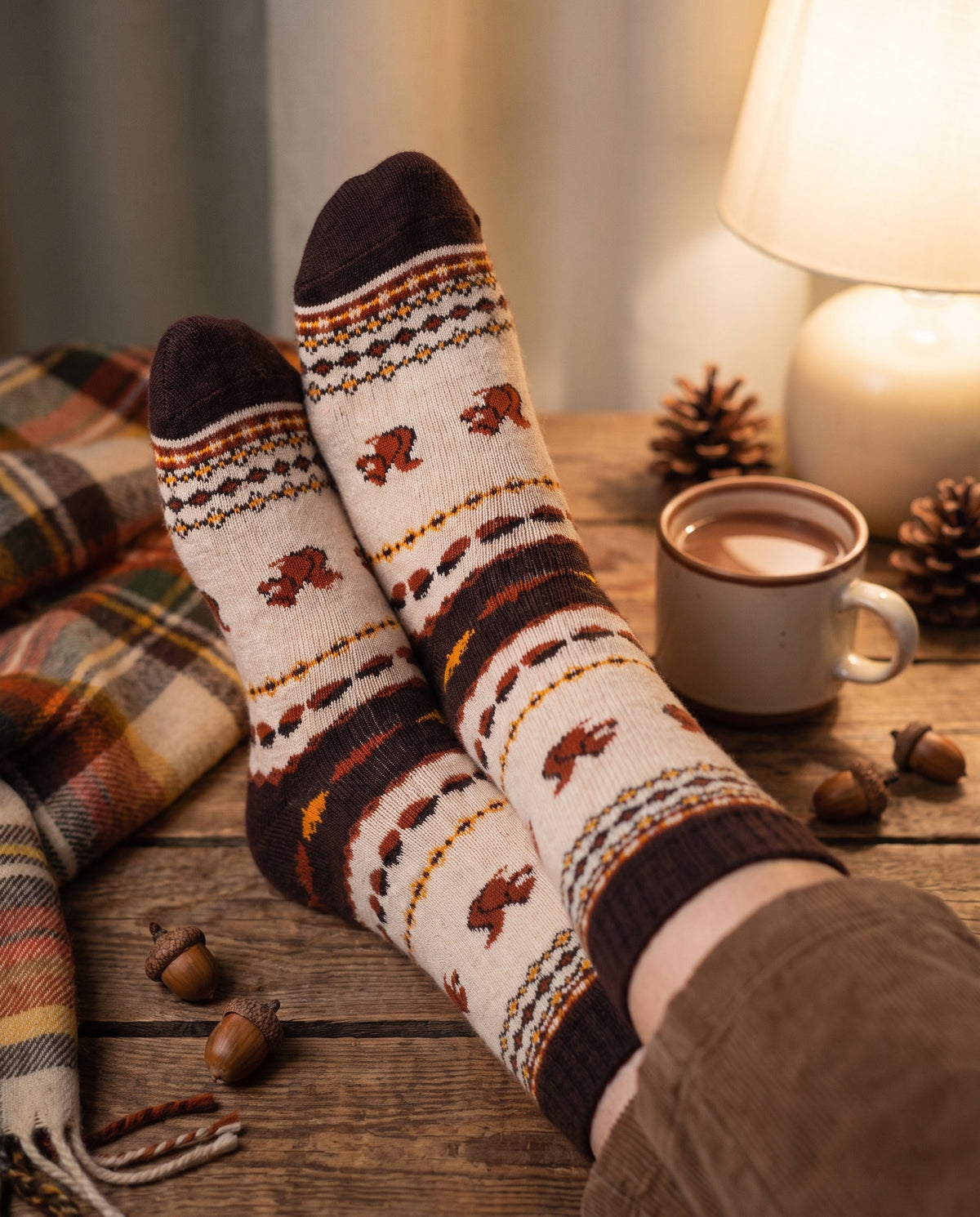Socken Polar Star  Ekorn