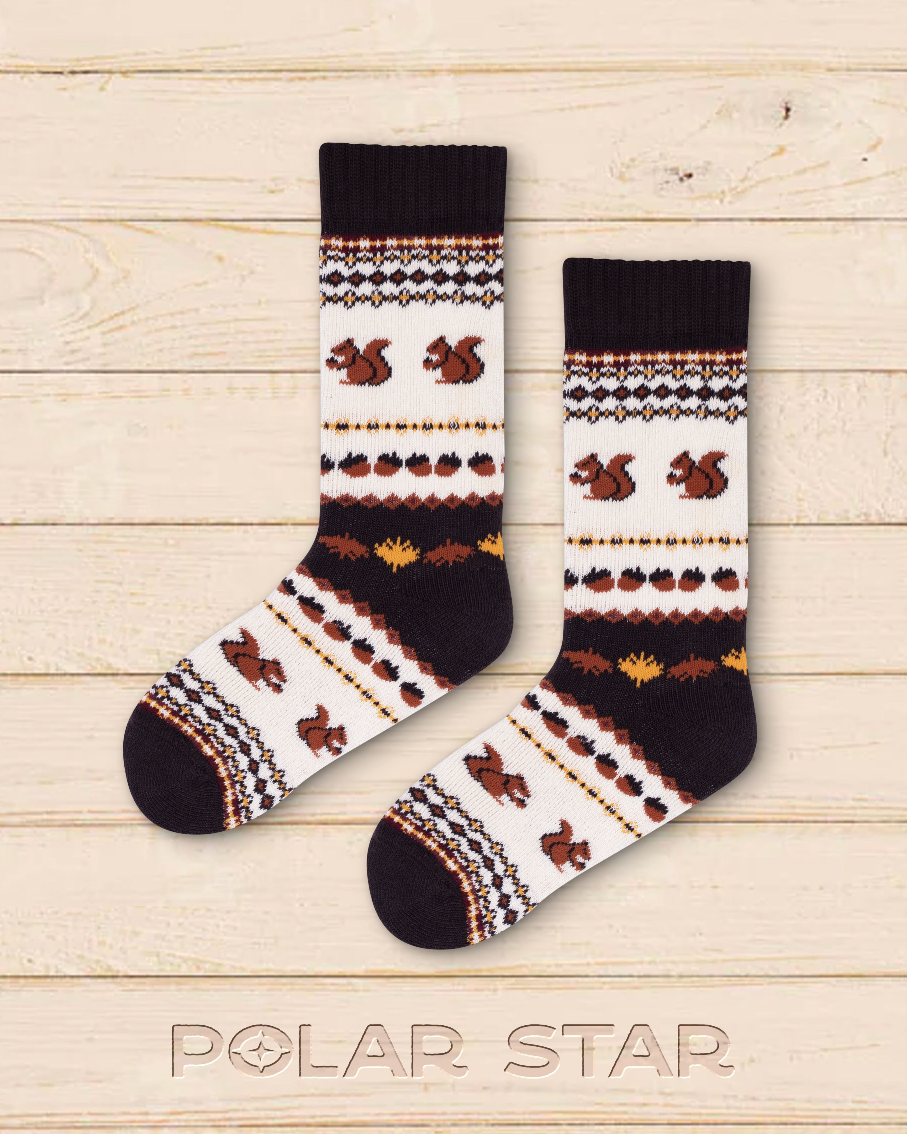 Socken Polar Star  Ekorn