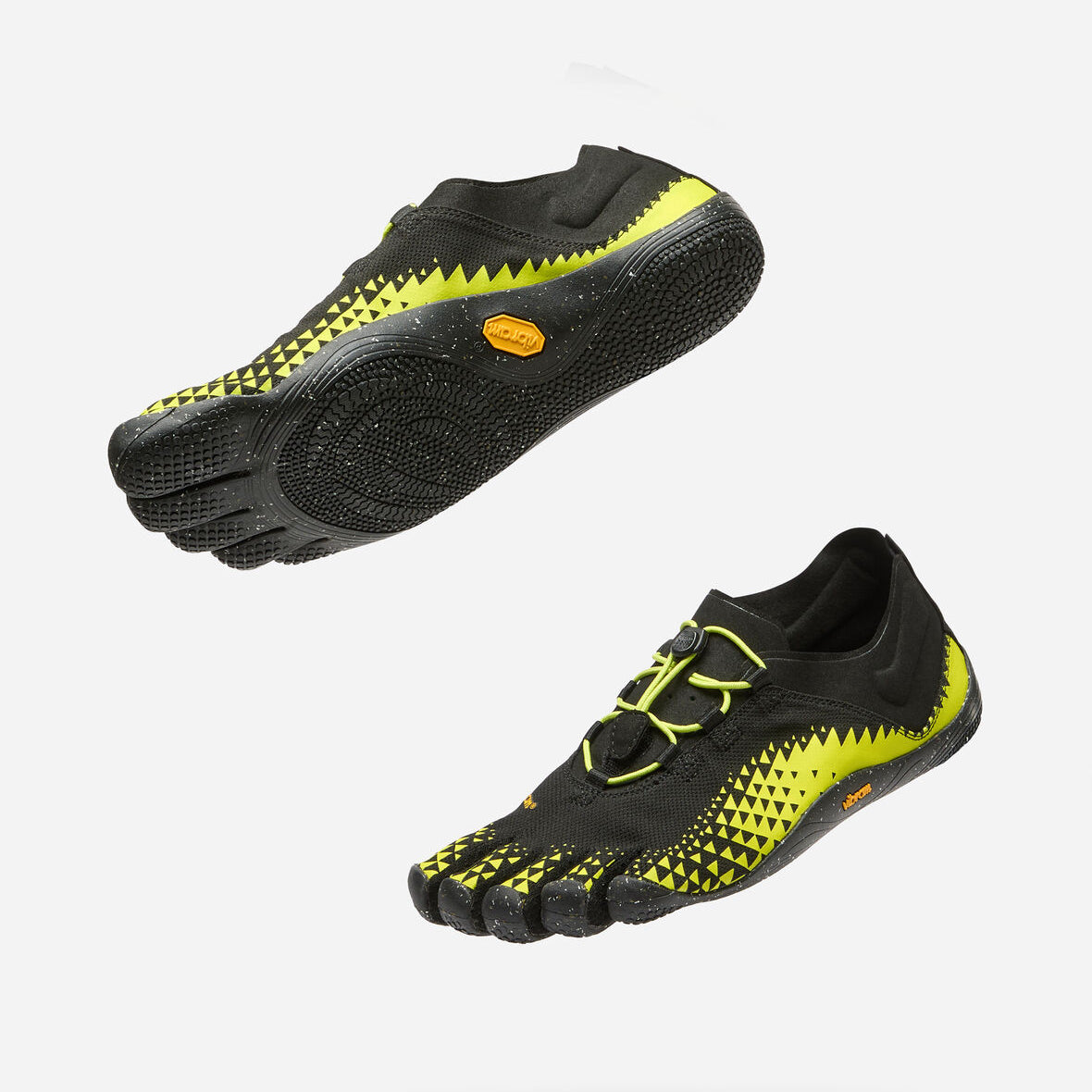 Vibram Fivefingers Groundsplay LS Damen Black Lime