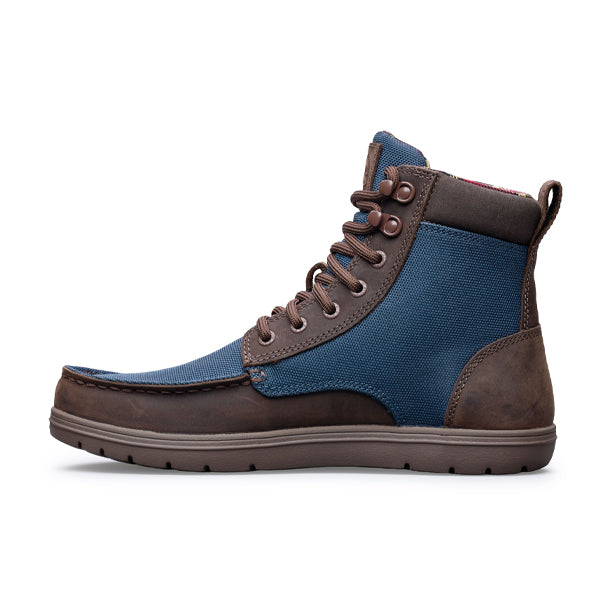 Lems Boulder Boot Navy Stout
