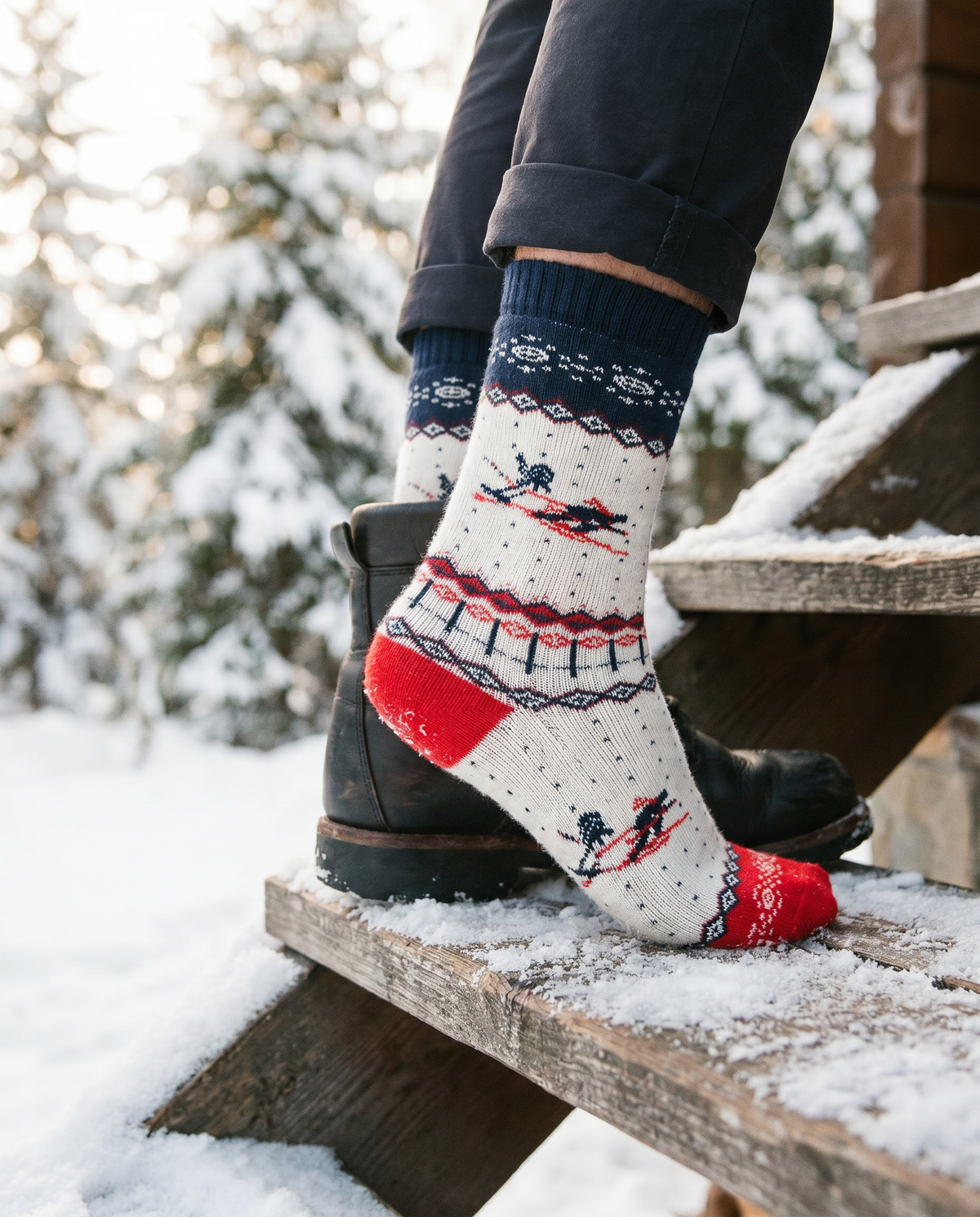 Socken Polar Star Skilober