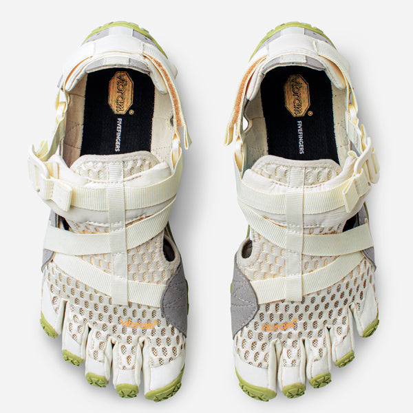 Vibram Fivefingers Breezandal - BarfussschuheIvory/Green